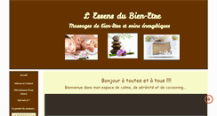 Desktop Screenshot of l-essens-du-bien-etre.com