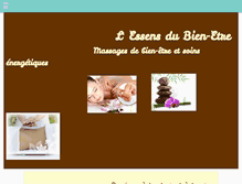 Tablet Screenshot of l-essens-du-bien-etre.com